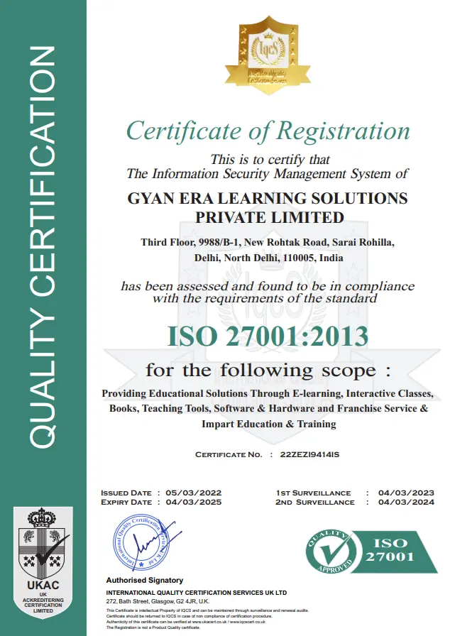 Certificate #1